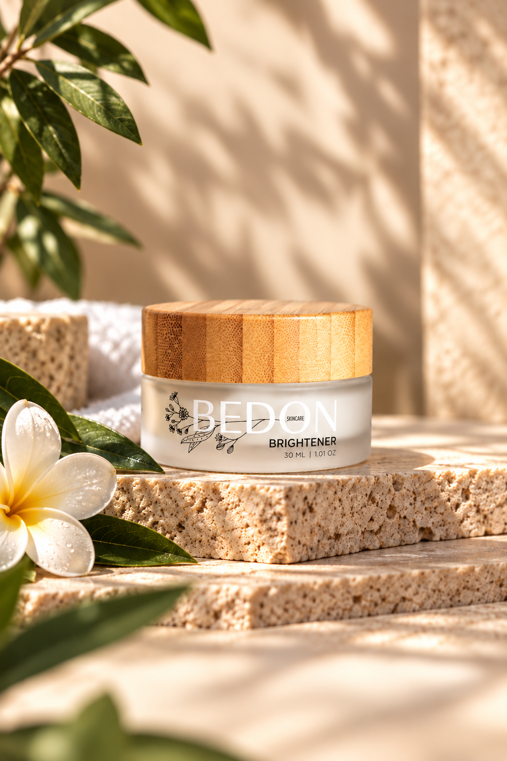 The Brightener in a luxury spa setting
